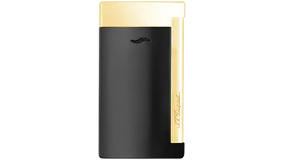 запалка S.T.DUPONT Slim 7 black and gold