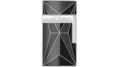 запалка S.T.DUPONT Biggy Fire X Black and Chrome