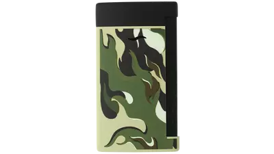 запалка S.T.DUPONT Slim 7 camo green/black