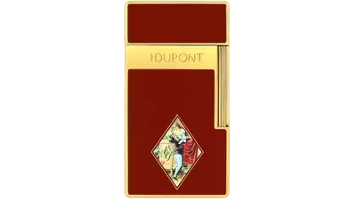 запалка S.T.DUPONT ROMEO Y JULIETA BIGGY red and gold