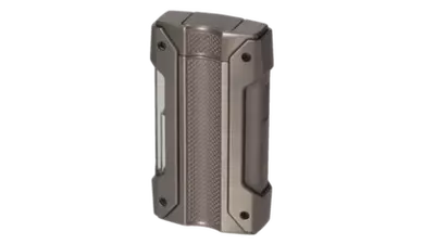 запалка Winjet jet, dark gun metal, with cigar punch + cigar rack