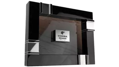 пепелник COHIBA BHK obsidian black LE 4 cig