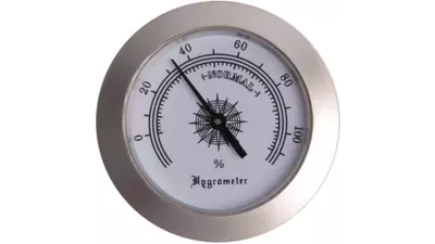 hygrometer Chrome with magnet