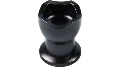 поставка за пури Passatore metal black with punch