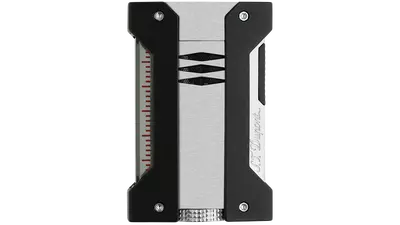 запалка S.T.DUPONT Defi Extreme brushed chrome and black