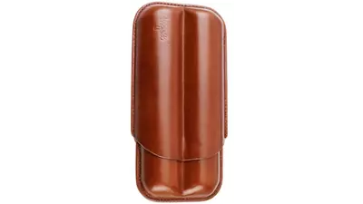 пурера Angelo genuine leather brown 2 cig