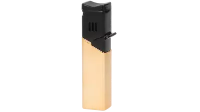 запалка Eurojet 4xjet, black and gold + cigar rack