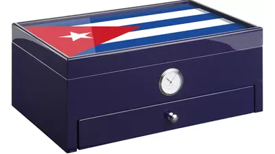 умидор MORICI ROMA Cuban flag blue Special club edition 100 cig
