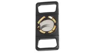 cutter Angelo Ring 51, black and gold-colored with rack