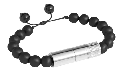 пънч гривна Les Fines Lames ONYX MATE black one size