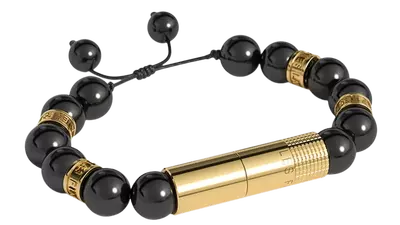 пънч гривна Les Fines Lames Oscuro Gold Ring