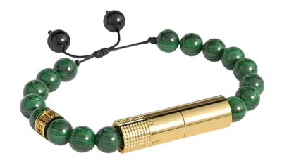 пънч гривна Les Fines Lames Verde cobre Gold Ring