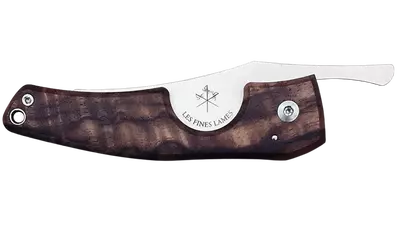 резачка нож Les Fines Lames LE PETIT Gunstock Walnut Burl
