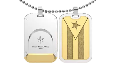 резачка медальон Les Fines Lames Le Tag T100 Flag Cuba Gold