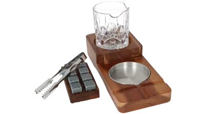 под. к-т Cigar Smoker glass +ashtray No.4