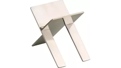 поставка за пури Cigar stand XL metal chrome 7x4 cm