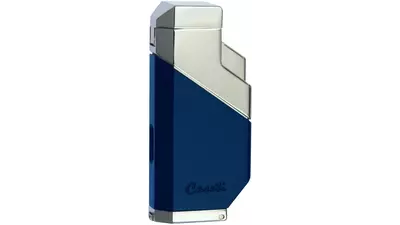 запалка Caseti 3xJet Blue and Chrome with Punch