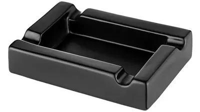 пепелник Cigar black matt ceramic 4 cigars