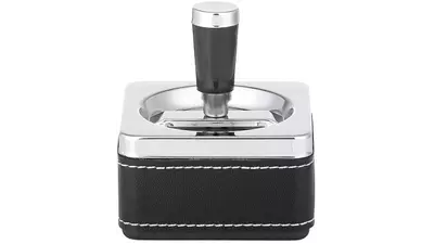 пепелник Angelo Spin ashtray black, square, 9 cm