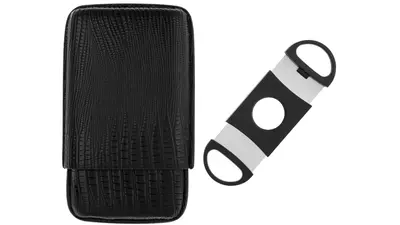 пурера Angelo with cutter black 3 cigars