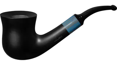 pipe Vauen Sina black matt bent