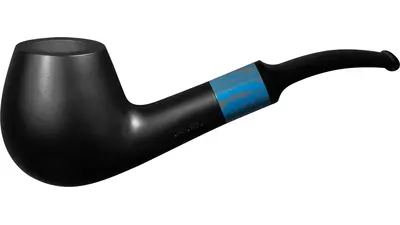 pipe Vauen Sina black matt bent