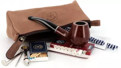 под. к-т Vauen Starter set brown pipe in bag