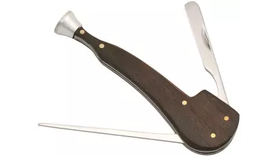 инструмент за лула Angelo pipe shape metal wood 3 parts