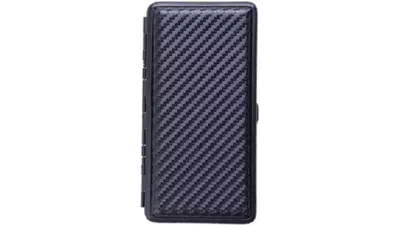 табакера Angelo PU, black, rubber 100 mm