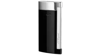 lighter  S.T.DUPONT Slim 7 black and chrome