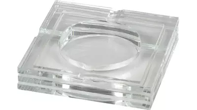 ashtray Cigar glass squared 4 cigar