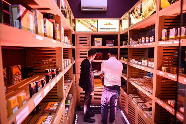 Style and elitism at the newly open La Casa del Habano in Albania