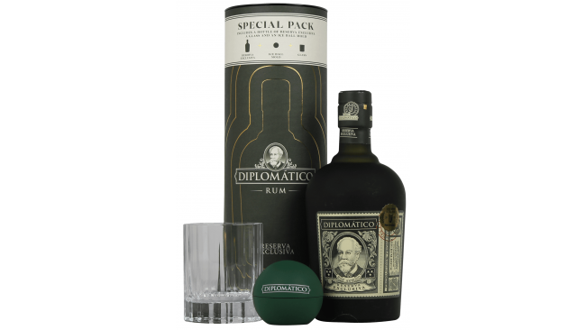 Reserva Diplomatico Exclusiva Tall alcohol Kaliman Rum | - Canister Caribe Ron 40%